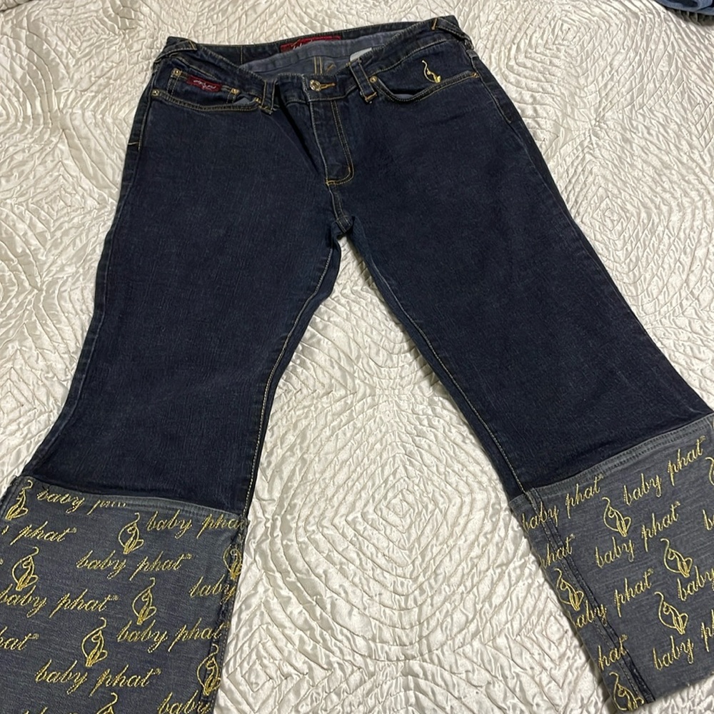Baby Phat Cropped Jeans Size 11 juniors